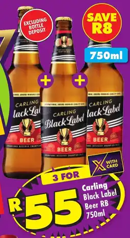 Shoprite Carling Black Label Beer offer