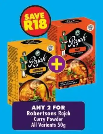 Shoprite Robertsons Rajah Curry Powder offer