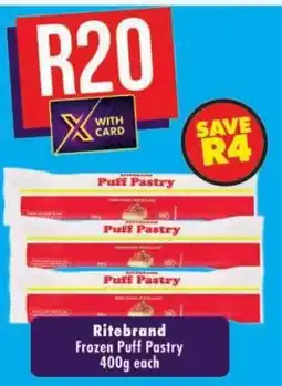 Shoprite Ritebrand Frozen Puff Pastry offer