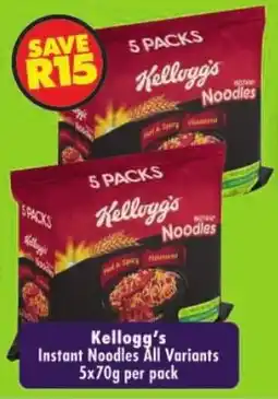 Shoprite Kellogg's Instant Noodles All Variants offer