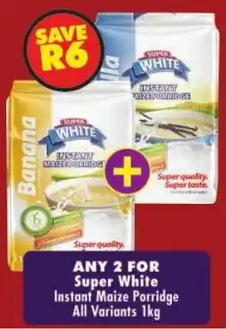 Shoprite Super White Instant Maize Porridge offer