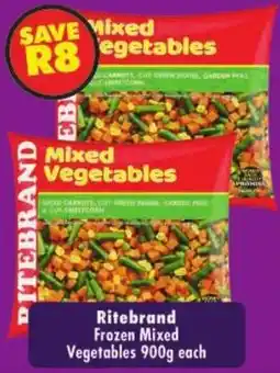 Shoprite Ritebrand Frozen Mixed Vegetables offer