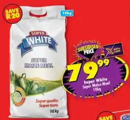 Shoprite Super White Super Maize Meal offer