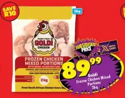 Shoprite Goldi Frozen Chicken Mixed Portions offer