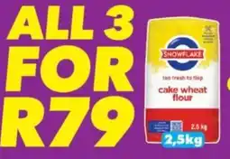 Shoprite Snowflake cake wheat flour offer