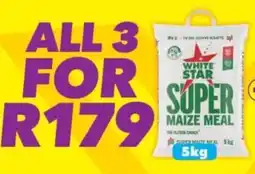 Shoprite White Star Super Maize Meal offer