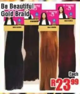 Devland Cash And Carry Be Beautiful Gold Braid offer