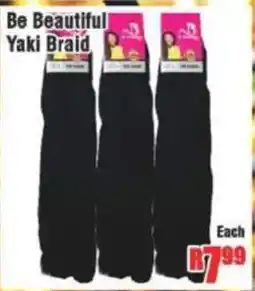 Devland Cash And Carry Be Beautiful Yaki Braid offer