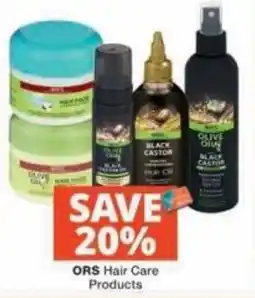 Checkers ORS Hair Care Products offer