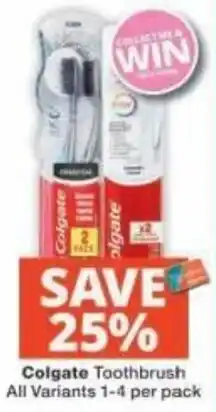 Checkers Colgate Toothbrush offer