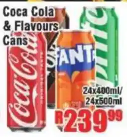 Devland Cash And Carry Coca Cola & Flavours Cans offer