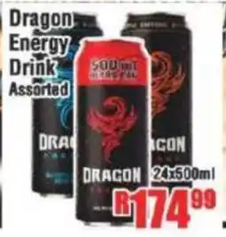 Devland Cash And Carry Dragon Energy Drink Assorted offer