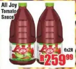 Devland Cash And Carry All Joy Tomato Sauce offer