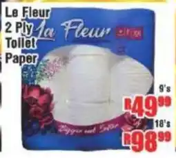 Devland Cash And Carry Le Fleur 2 Ply Toilet Paper offer
