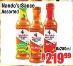 Devland Cash And Carry Nando's Sauce Assorted offer