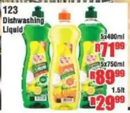 Devland Cash And Carry 123 Dishwashing Liquid offer