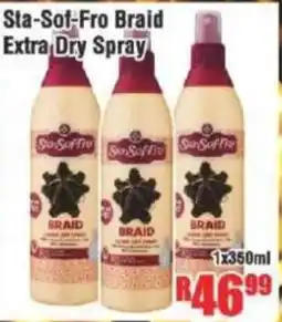 Devland Cash And Carry Sta-Sof-Fro Braid Extra Dry Spray offer