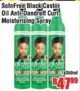 Devland Cash And Carry SofnFree Black Castor Oil Anti-Dandruff Curl Moisturising Spray offer