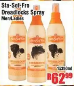 Devland Cash And Carry Sta-Sof-Fro Dreadlocks Spray offer