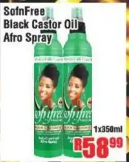 Devland Cash And Carry SofnFree Black Castor Oil Afro Spray offer