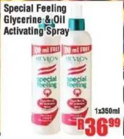 Devland Cash And Carry Revlon Special Feeling Glycerine & Oil Activating Spray offer