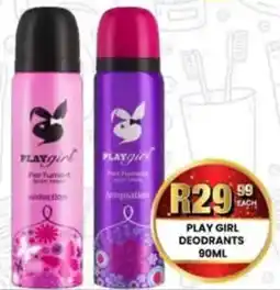 Take 'n Pay Play Girl Deodorants offer