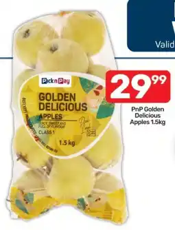 Pick n Pay PnP Golden Delicious Apples offer