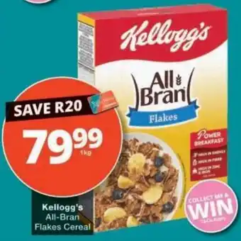 Checkers Kellogg's All-Bran Flakes Cereal offer