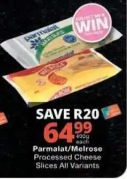 Checkers Parmalat/Melrose Processed Cheese Slices offer