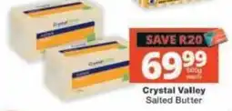 Checkers Crystal Valley Salted Butter offer