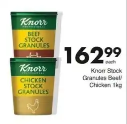 Save Hyper Knorr Stock Granules Beef/Chicken offer