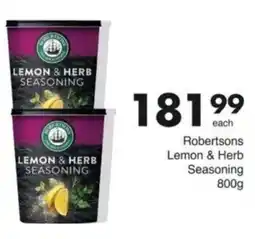 Save Hyper Robertsons Lemon & Herb Seasoning offer