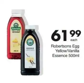 Robertsons Egg Yellow/Vanilla Essence