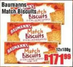 Devland Cash And Carry Baumann's Match Biscuits offer