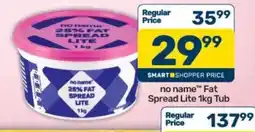 Pick n Pay no name Fat Spread Lite offer