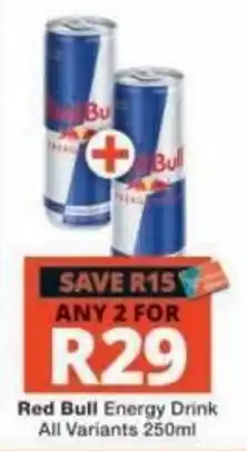 Checkers Red Bull Energy Drink offer