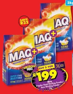 Shoprite Maq Washing Powder offer