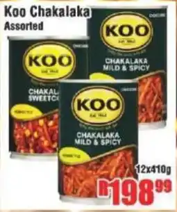 Devland Cash And Carry Koo Chakalaka Assorted offer
