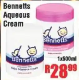 Devland Cash And Carry Bennetts Aqueous Cream offer