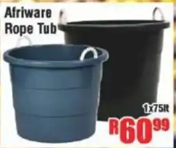 Devland Cash And Carry Afriware Rope Tub offer