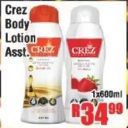 Devland Cash And Carry Crez Body Lotion Assorted offer