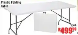 Devland Cash And Carry Plastic Folding Table offer