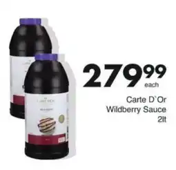 Save Hyper Carte D'Or Wildberry Sauce offer