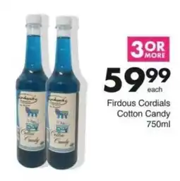 Save Hyper Firdous Cordials Cotton Candy offer