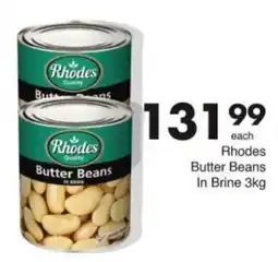 Save Hyper Rhodes Butter Beans offer