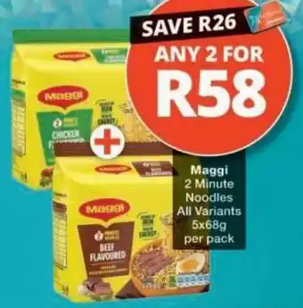 Checkers Maggi 2 Minute Noodles offer