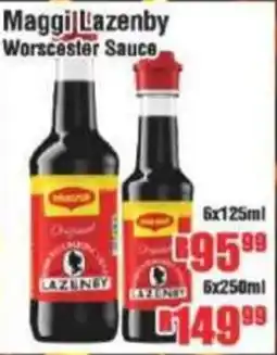 Devland Cash And Carry Maggi Lazenby Worcester Sauce offer
