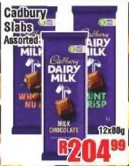 Devland Cash And Carry Cadbury Slabs Assorted offer