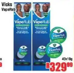 Devland Cash And Carry Vicks VapoRub offer