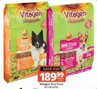 Checkers Vitagen Dog Food offer